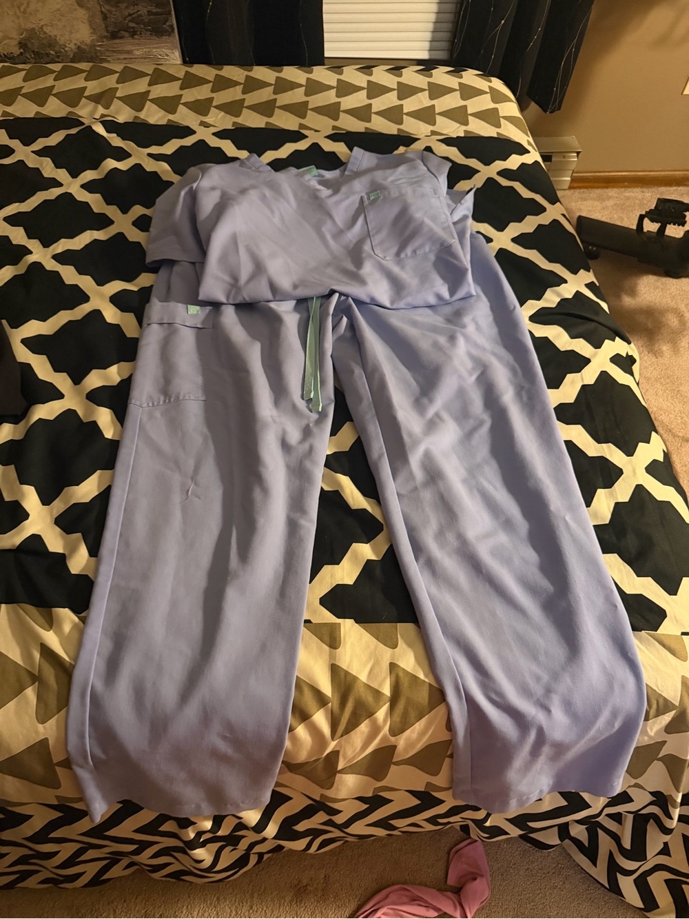 Women's Scrub Set - Top & Drawstring Pants